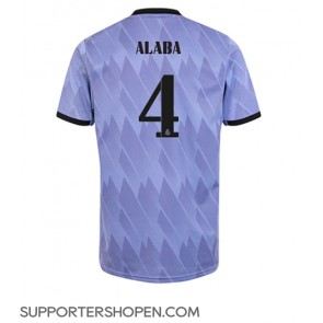 Real Madrid David Alaba #4 Borta Matchtröja 2022-23 Kortärmad